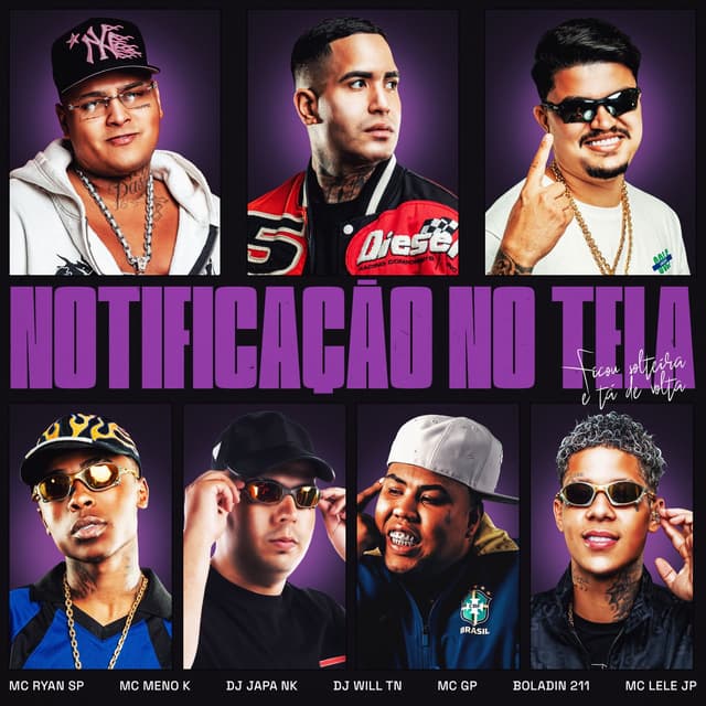 Album cover art for Notificação no Tela / Ficou Solteira e Tá de Volta (feat. Mc Lele JP, Boladin 211 & DJ WILL TN)