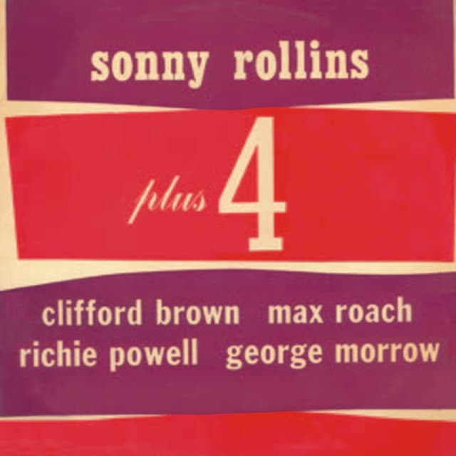 Album cover art for Sonny Rollins Plus 4