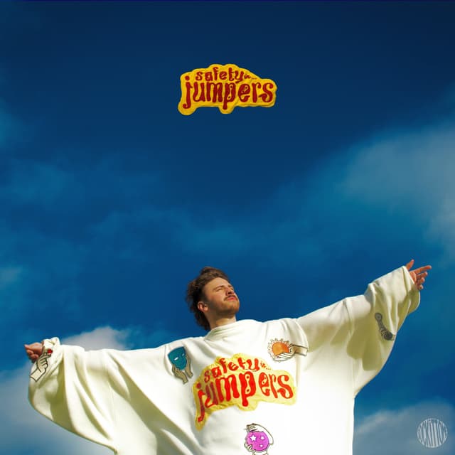 Album cover art for safety in jumpers