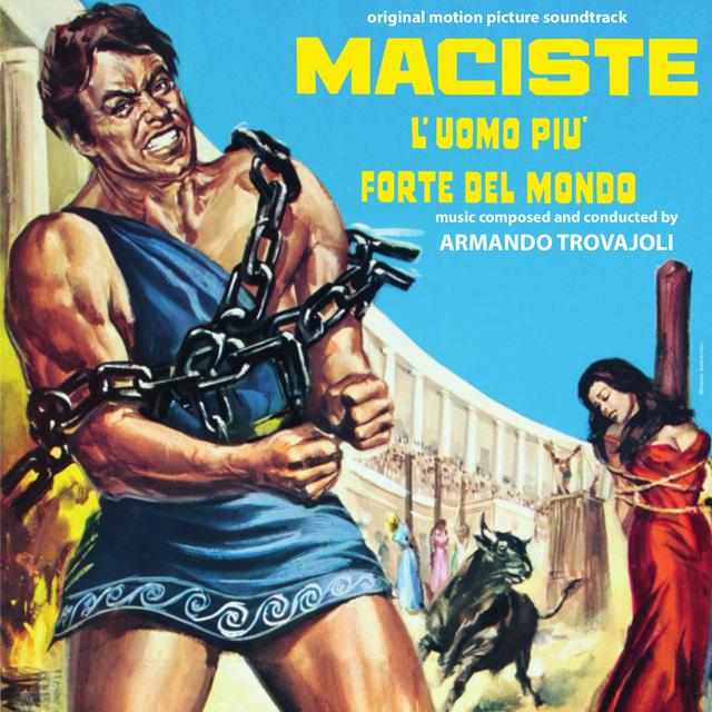 Album cover art for Maciste l'Uomo Più Forte del Mondo