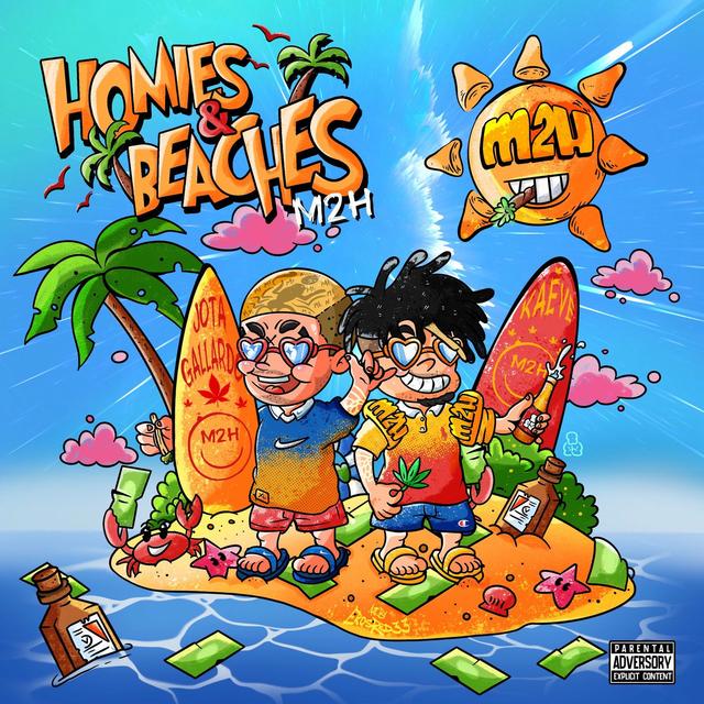 Album cover art for Homies & Beaches