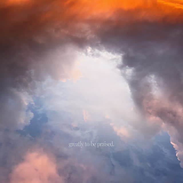 Album cover art for Greatly to Be Praised