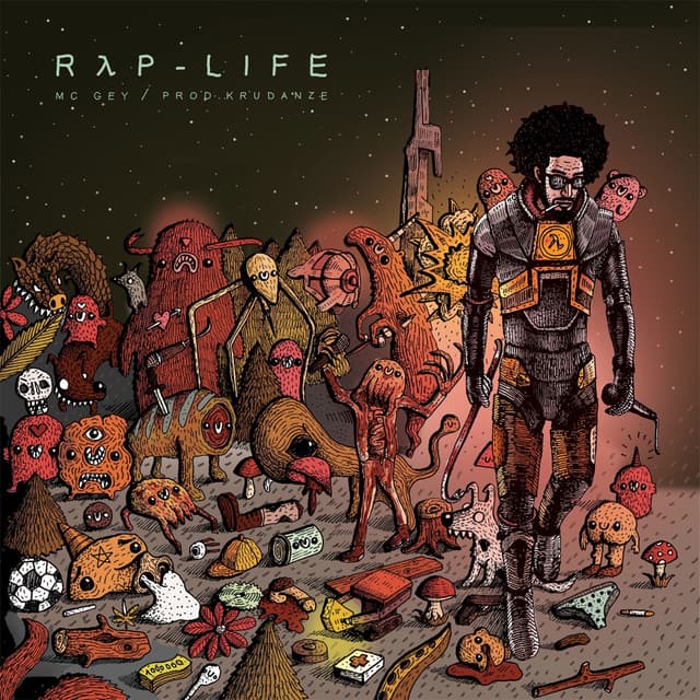 Album cover art for RλP-LIFE