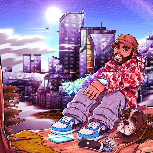 Album cover art for Alone in the Metaverse