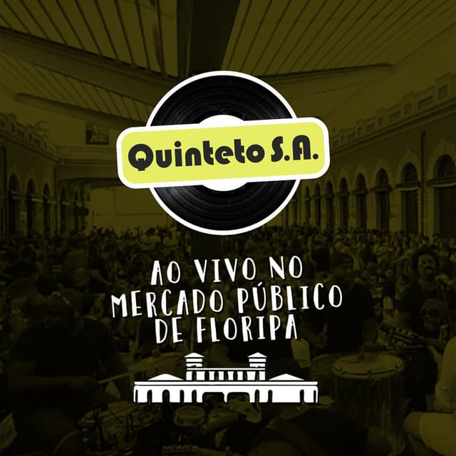 Album cover art for Ao Vivo no Mercado Público de Floripa