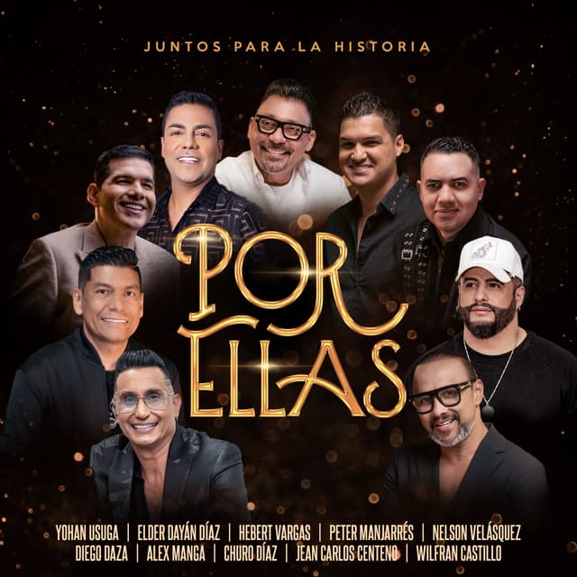 Album cover art for Por ellas