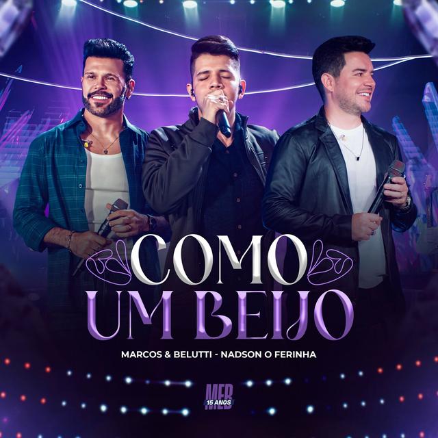 Album cover art for Como Um Beijo