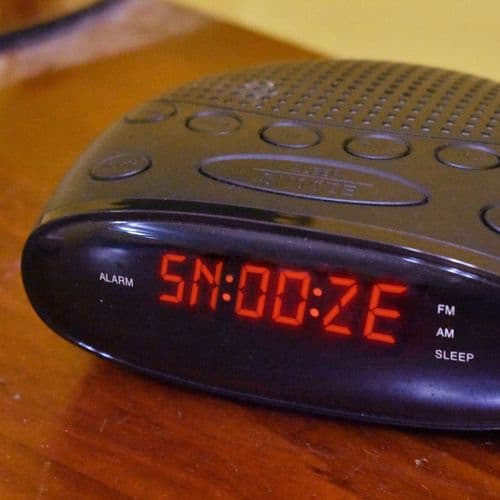 Album cover art for Snooze