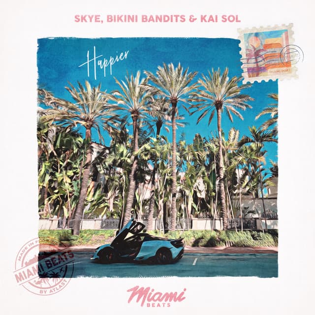 Album cover art for Happier