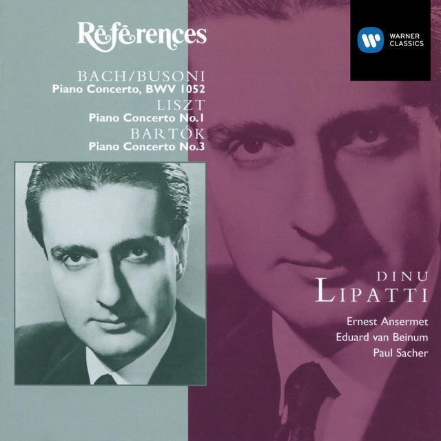 Album cover art for Bach/Busoni, Liszt, Bartok:piano Concertos