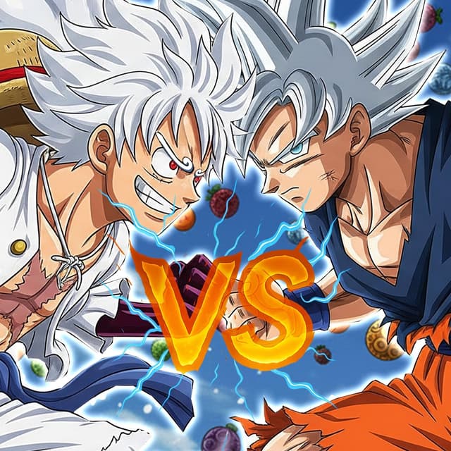 Album cover art for Son Goku vs. Monkey D. Ruffy (Runde 2)