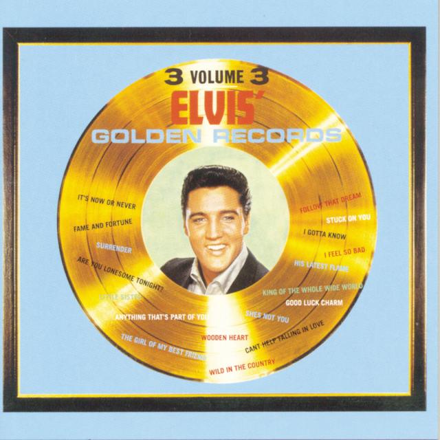 Album cover art for Elvis' Gold Records - Volume 3