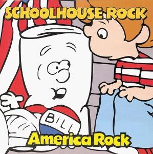 Album cover art for Schoolhouse Rock: America Rock