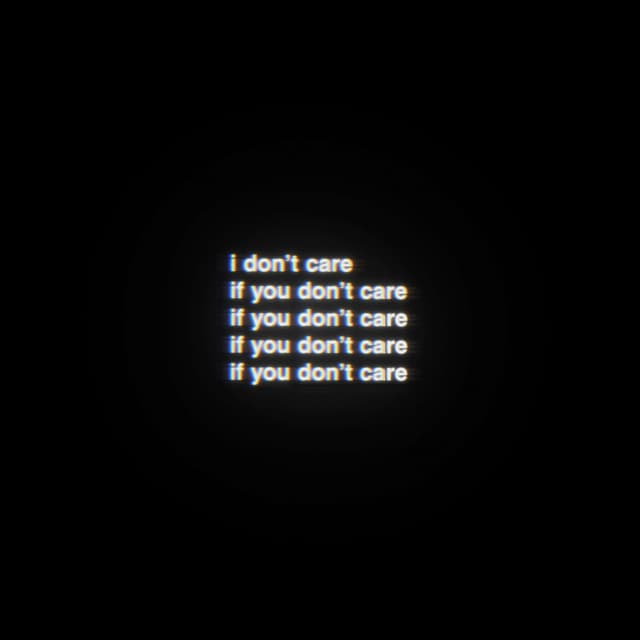 Album cover art for I Don't Care