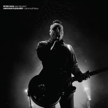 Album cover art for Unknown Pleasures Live in Australia