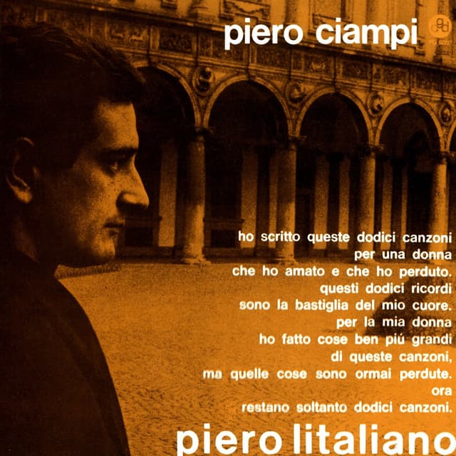 Album cover art for Piero Litaliano