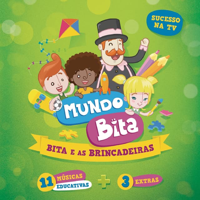 Album cover art for Bita e as Brincadeiras