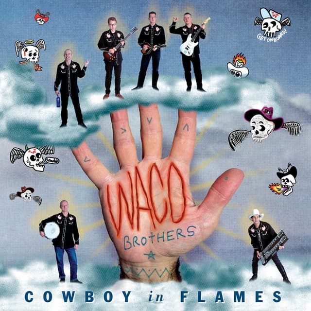 Album cover art for Cowboy In Flames
