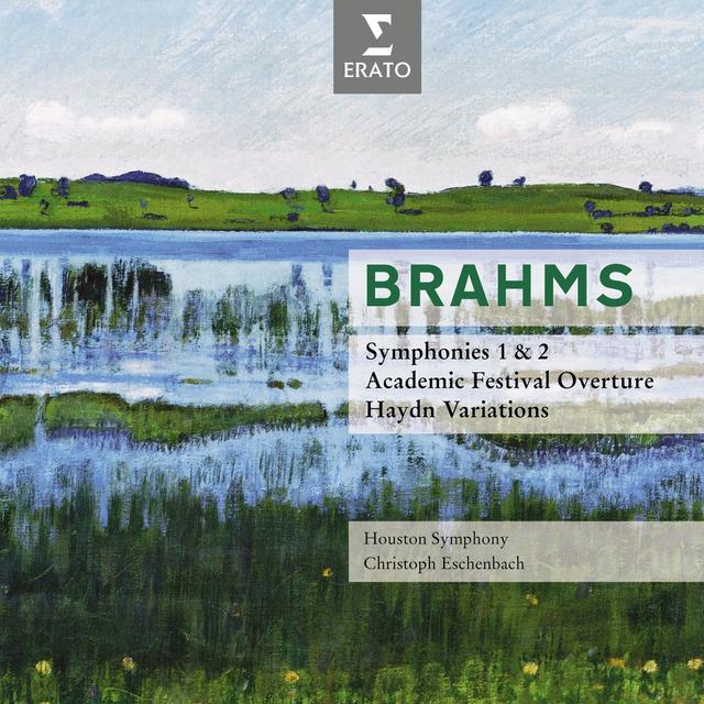 Album cover art for Brahms : Symphonies No.1 & 2, Overtures