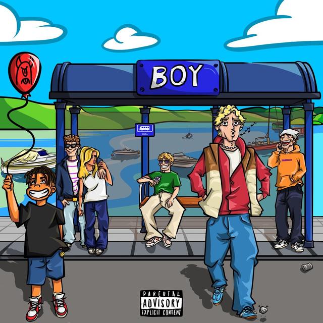Album cover art for BOY