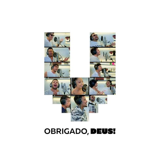 Album cover art for Obrigado, Deus