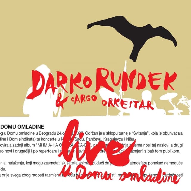Album cover art for Live U Domu Omladine
