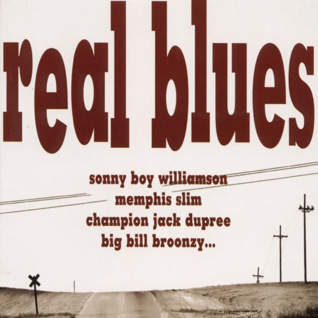 Album cover art for Real Blues