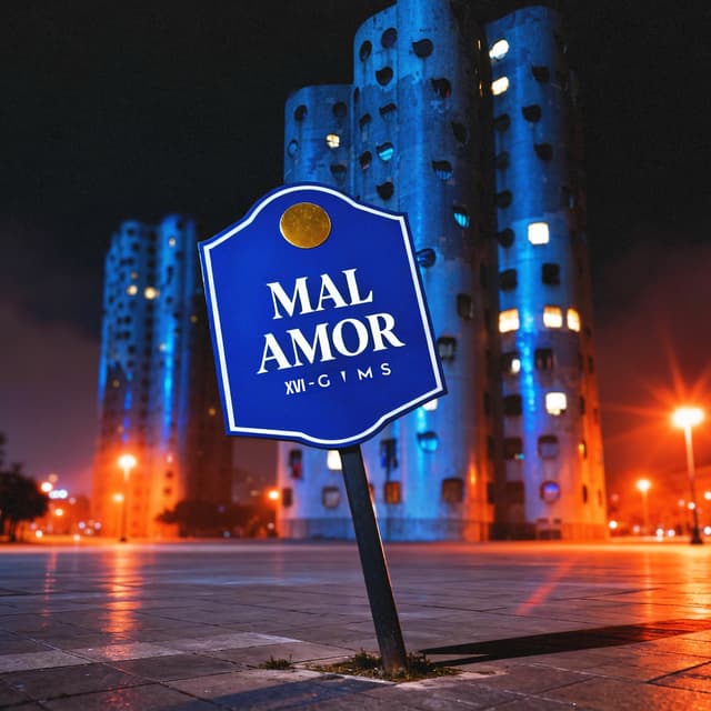 Album cover art for MAL AMOR