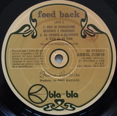 Album cover art for Feed Back