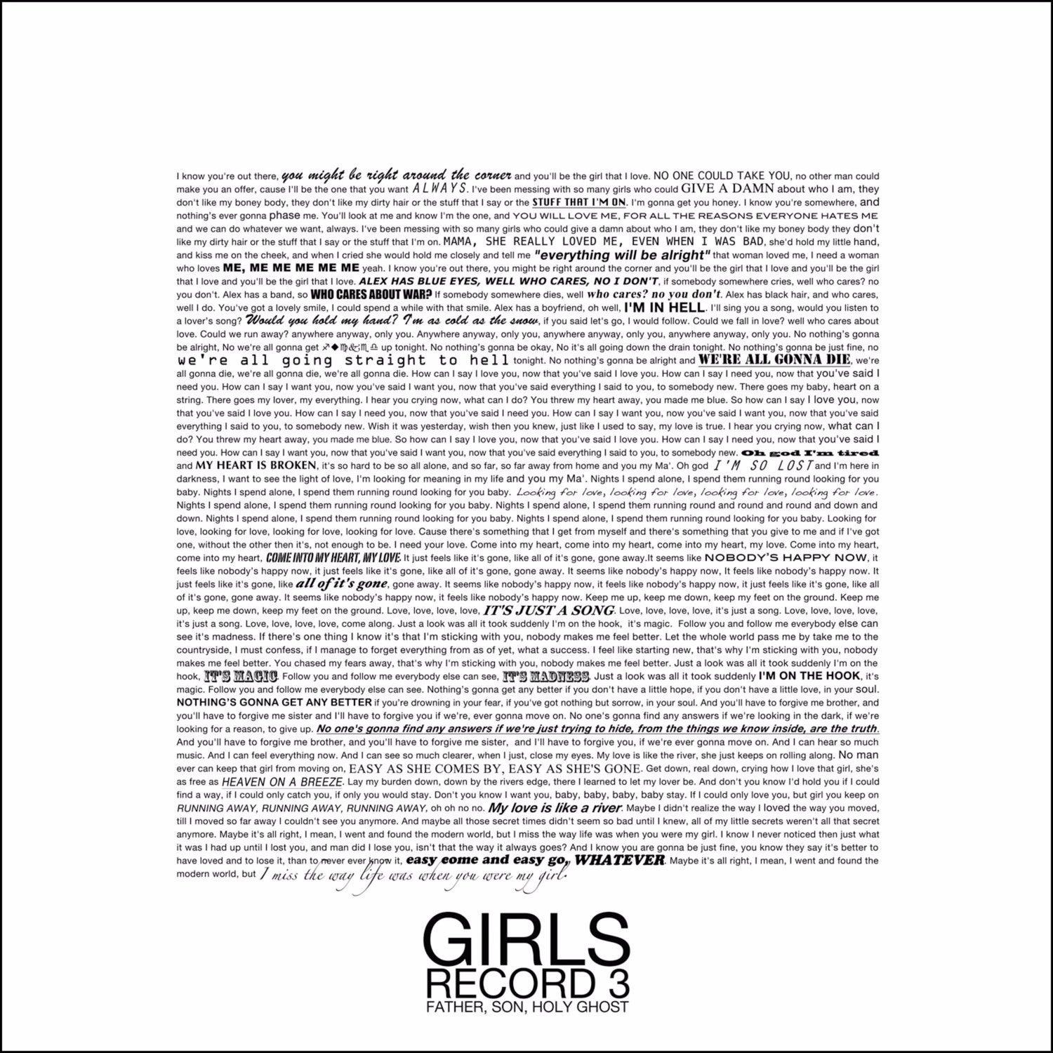 Lyric cover art