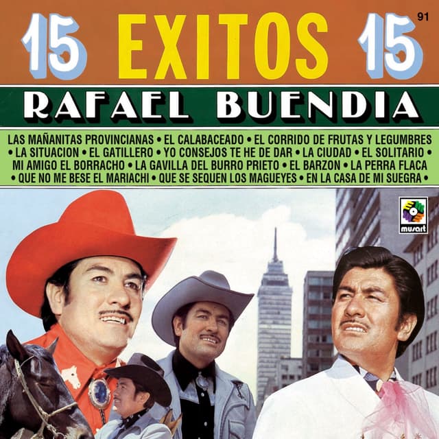 Album cover art for 15 éxitos