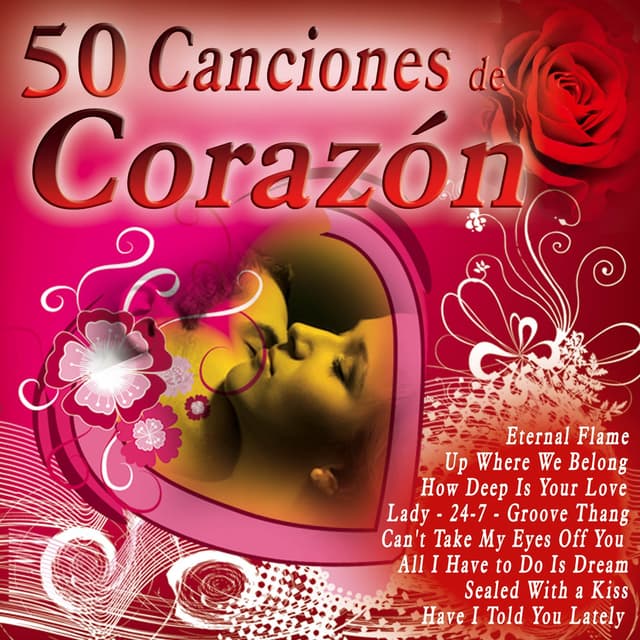 Album cover art for 50 Canciones De Corazón