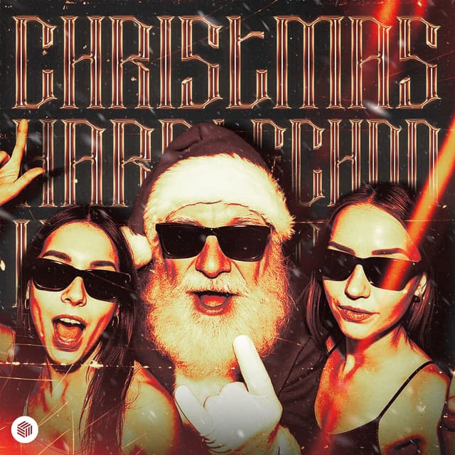 Album cover art for CHRISTMAS HARD TECHNO (Santa Raws) - EP