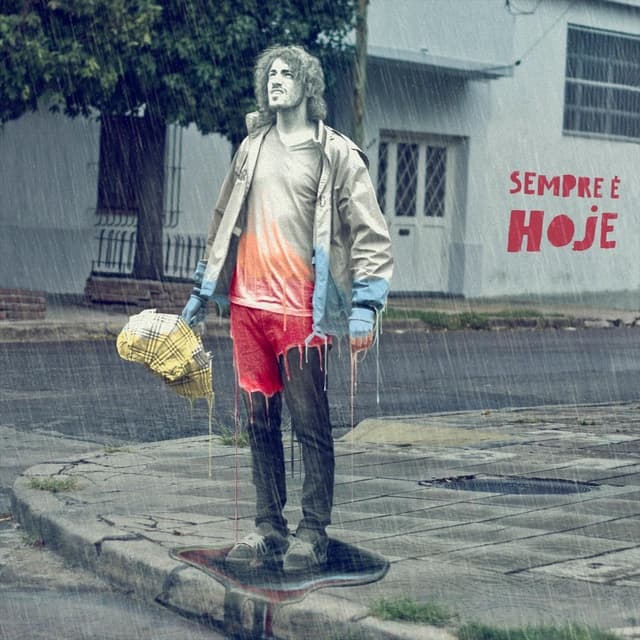 Album cover art for Sempre É Hoje