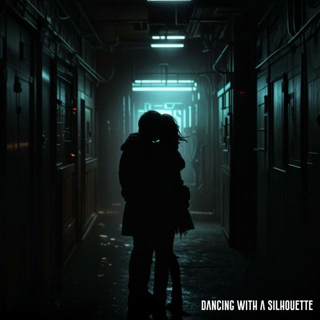 Album cover art for dancing with a silhouette (I still cry for you)