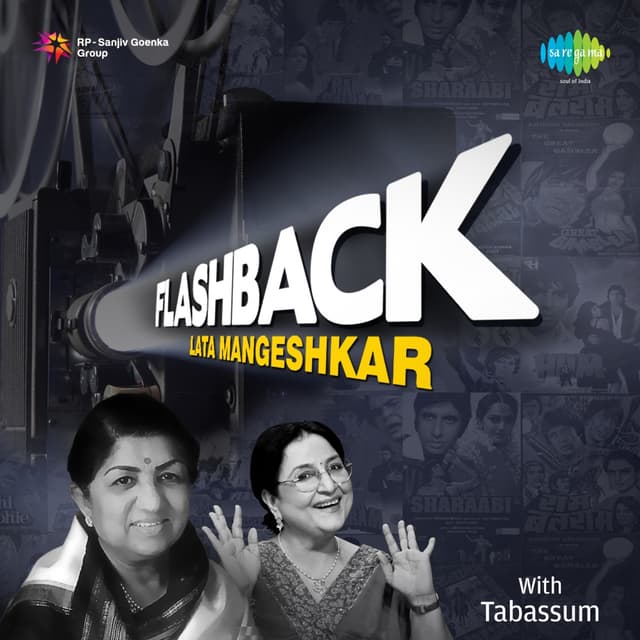 Album cover art for Flash Back - Lata Mangeshkar with Tabassum