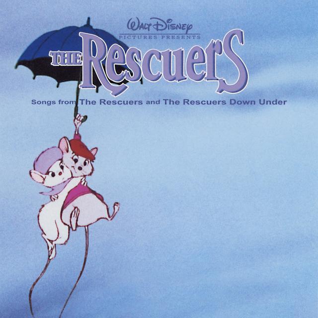 Album cover art for The Rescuers - Songs from The Rescuers and The Rescuers Down Under