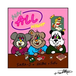 Album cover art for ネレナイ All night