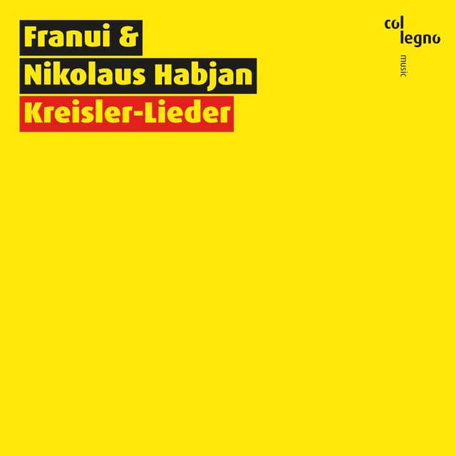Album cover art for Kreisler-Lieder