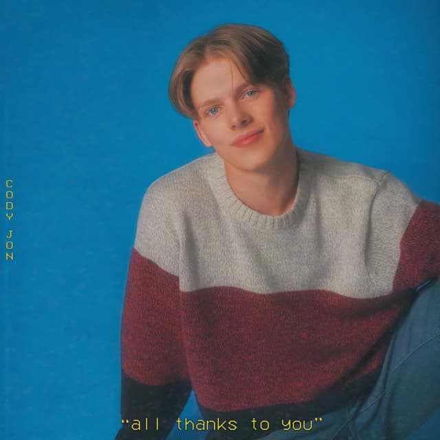 Album cover art for all thanks to you