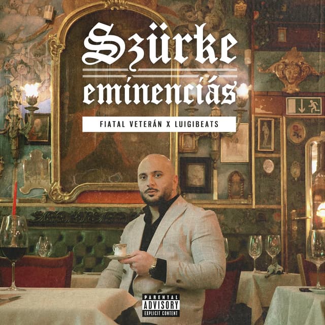 Album cover art for Szürke eminenciás