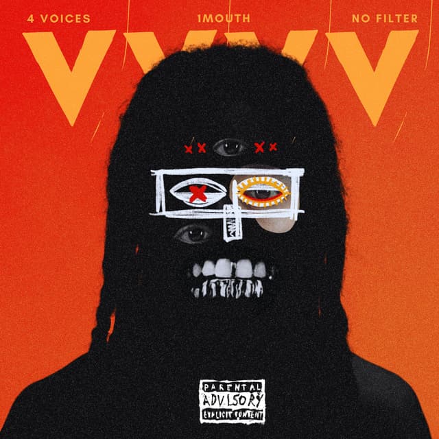 Album cover art for VVVV