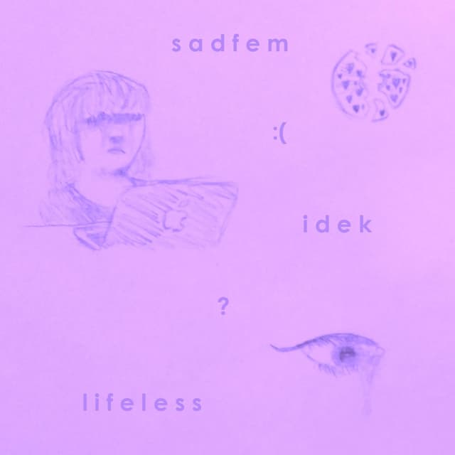 Album cover art for idek / lifeless