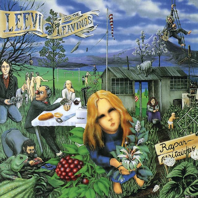 Album cover art for Raparperitaivas