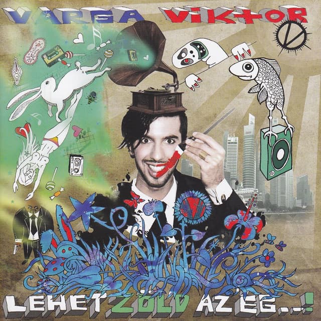 Album cover art for Lehet zöld az ég..!