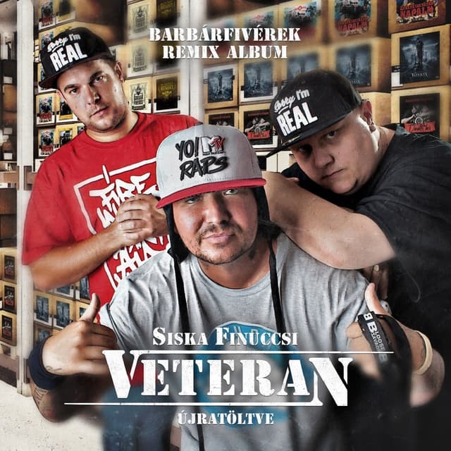 Album cover art for Veteran Újratöltve (Barbárfivérek Remix Album)