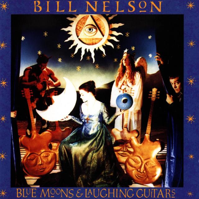 Album cover art for Blue Moons & Laughing Guitars