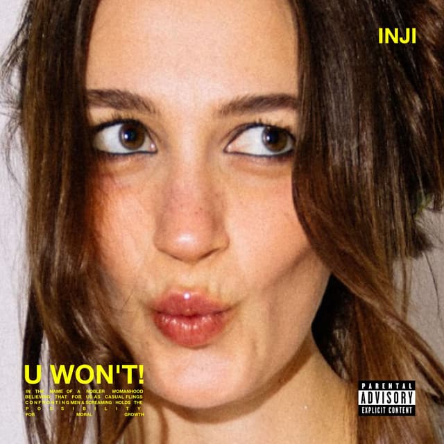 Album cover art for U WON'T!