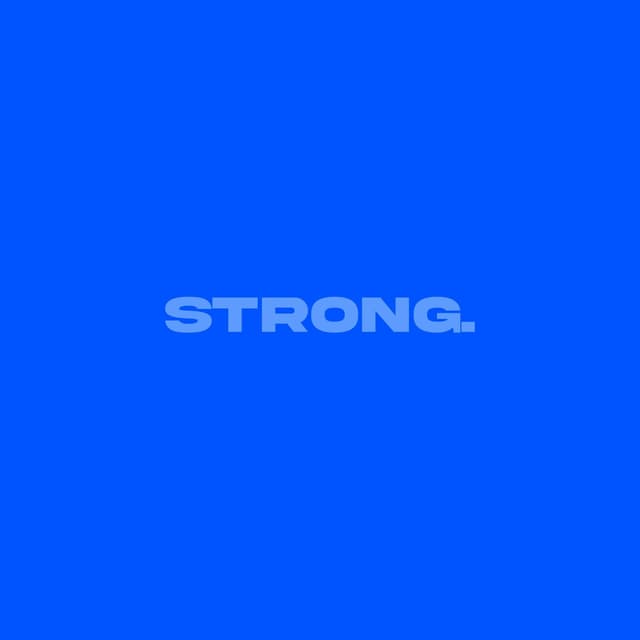 Album cover art for Strong