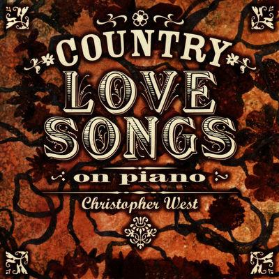 Album cover art for Country Love Songs on Piano